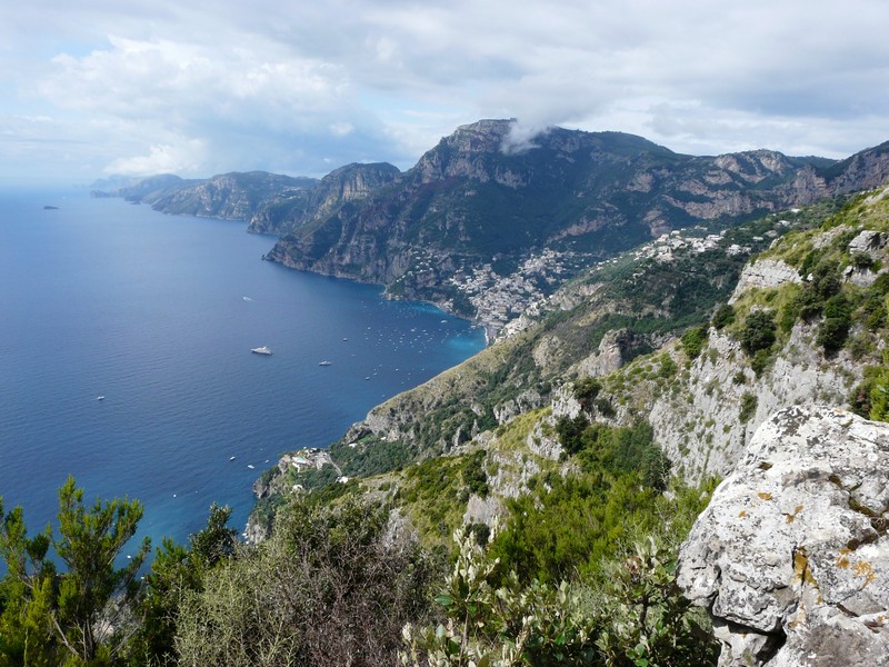 Cap de Sorrente vue sur le cap de Sorrente depuis Positano