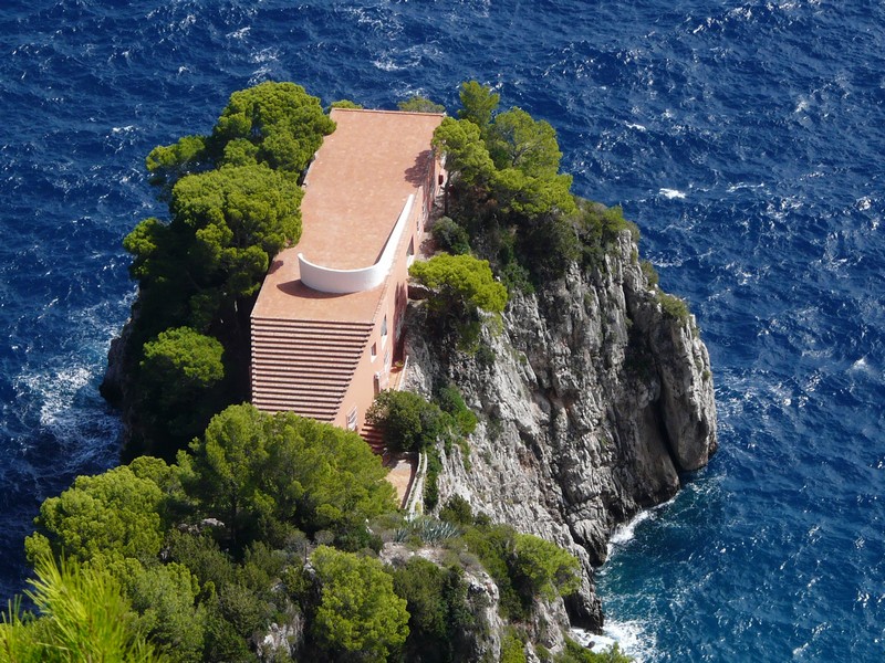 Capri Capri et la villa de Malaparte