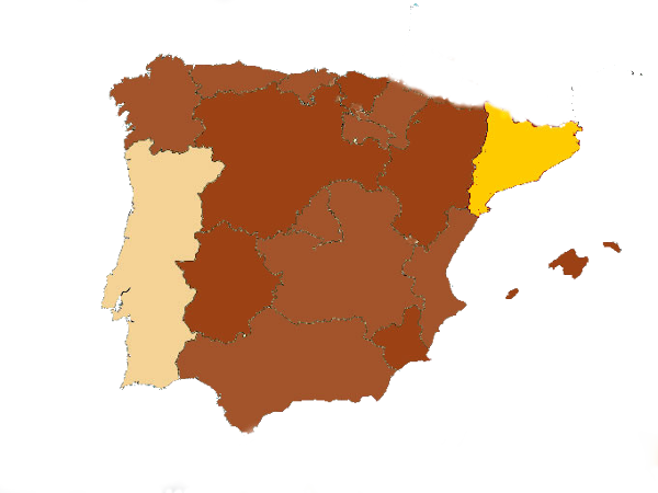 carte Catalogne